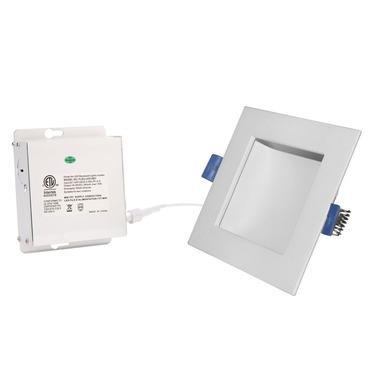 Back Lit 4IN SQ Color Changing Panel Downlight Trim
