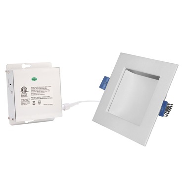 Back Lit 6IN SQ Color Changing Panel Downlight Trim