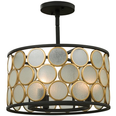 Corsa Semi Flush Ceiling Light | Kalco at Lightology Corsa Semi Flush Ceiling Light