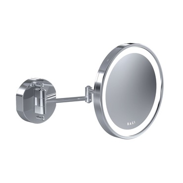 Baci Senior Double Arm Wall Mirror | Remcraft Lighting at Lightology Baci Senior Double Arm Wall Mirror