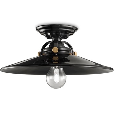 B&W Ceiling Light Fixture