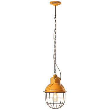 Industrial Cage Pendant | Ferroluce at Lightology Industrial Cage Pendant
