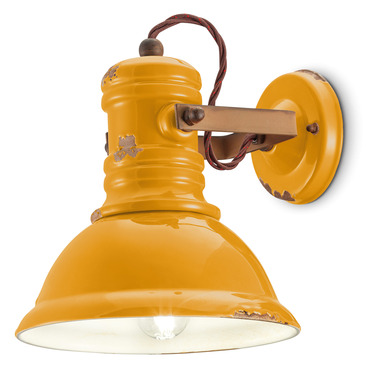 Industrial Dome Wall Light | Ferroluce at Lightology Industrial Dome Wall Light