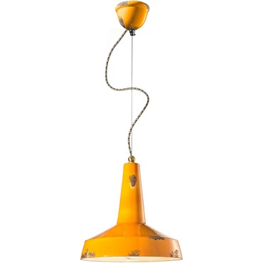 Vague Vintage Industrial Pendant | Ferroluce at Lightology Vague Vintage Industrial Pendant