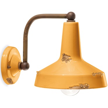 Vintage Industrial Wall Light | Ferroluce at Lightology Vintage Industrial Wall Light