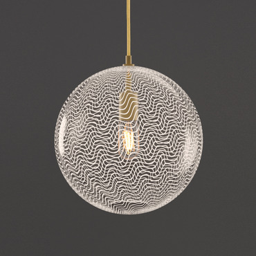 Cane Pearl Drift Globe Pendant | Keep Lighting at Lightology Cane Pearl Drift Globe Pendant