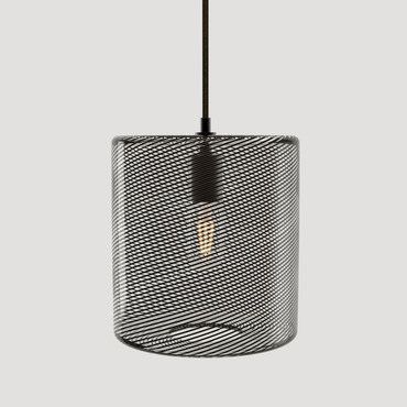 Cane Charcoal Drift Drum Pendant | Keep Lighting at Lightology Cane Charcoal Drift Drum Pendant