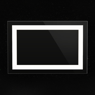 Classic L01D Horizontal Full Frame Inset LED Mirror | Matrix Mirrors at Lightology Classic L01D Horizontal Full Frame Inset LED Mirror