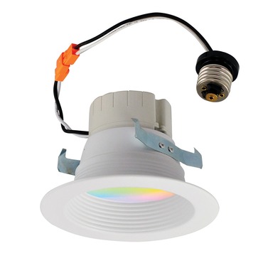Prism 4IN Retrofit RGBW Baffle Downlight | Nora Lighting at Lightology Prism 4IN Retrofit RGBW Baffle Downlight