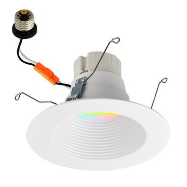 Prism 5/6IN Retrofit RGBW Baffle Downlight | Nora Lighting at Lightology Prism 5/6IN Retrofit RGBW Baffle Downlight