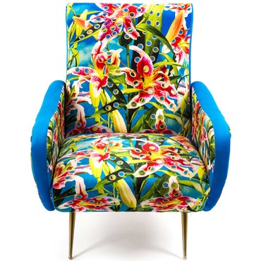 Flowers with Holes Armchair | Seletti at Lightology Flowers with Holes Armchair