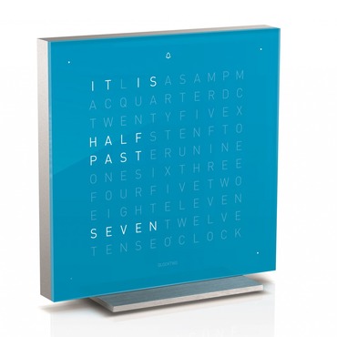 Qlocktwo Qolor Touch Table Clock with Alarm