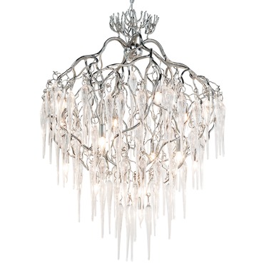 Hollywood Conical Glass Chandelier