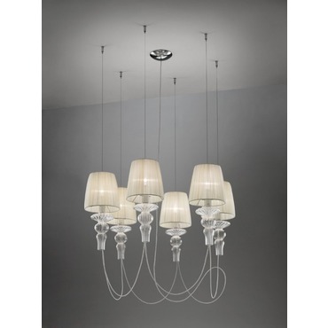 Gadora SO6 Chandelier | Medialight at Lightology Gadora SO6 Chandelier