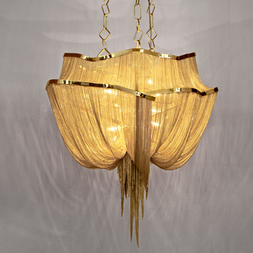 Atlantis Two Tier Chandelier | Terzani USA at Lightology Atlantis Two Tier Chandelier