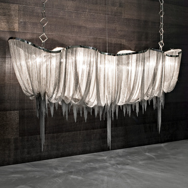 Atlantis Linear Chandelier | Terzani USA at Lightology Atlantis Linear Chandelier