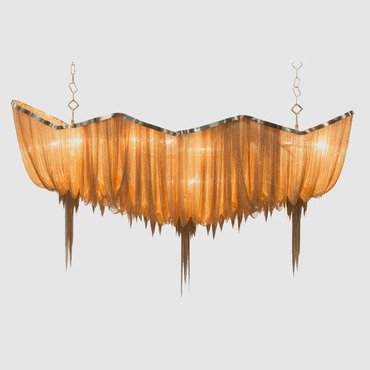 Atlantis Linear Chandelier | Terzani USA at Lightology Atlantis Linear Chandelier