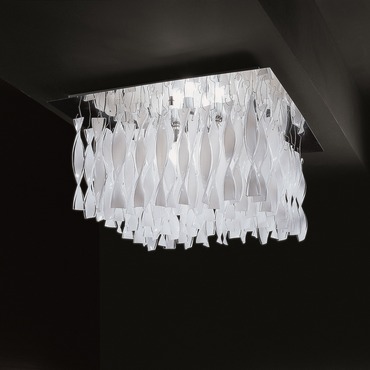 AVIR Square Semi Flush Ceiling Light
