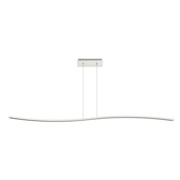 Zipp Wave Linear Suspension with Center Feed Power | PureEdge Lighting at Lightology Zipp Wave Linear Suspension with Center Feed Power