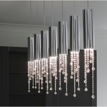 Sexy Crystals H7 Linear Suspension | Ilfari at Lightology Sexy Crystals H7 Linear Suspension