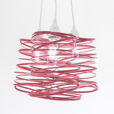 Spiral Nest Cluster Pendant | Ridgely Studio Works at Lightology Spiral Nest Cluster Pendant
