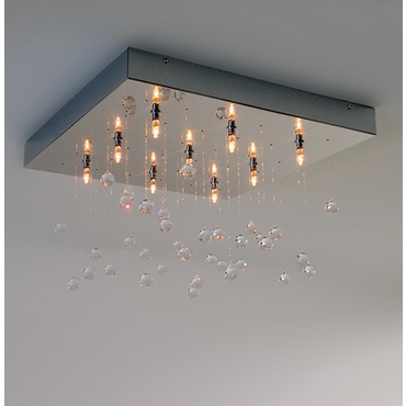 Sprankling Disk Flush Mount | Ilfari at Lightology Sprankling Disk Flush Mount