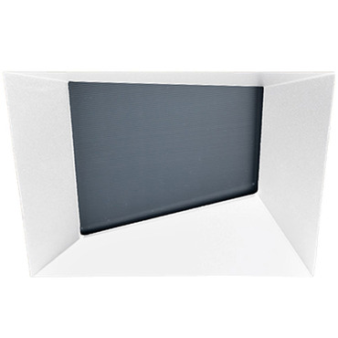 Ocularc 3.5IN SQ Trimless Wall Wash Trim | WAC Lighting at Lightology Ocularc 3.5IN SQ Trimless Wall Wash Trim