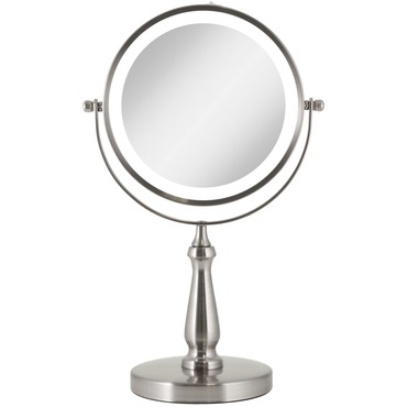 1X/8X LED Lighted Dual Sided Cordless Vanity Mirror | Zadro at Lightology 1X/8X LED Lighted Dual Sided Cordless Vanity Mirror