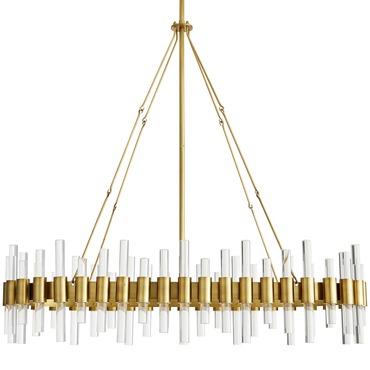 Haskell Oval Chandelier | Arteriors Home at Lightology Haskell Oval Chandelier