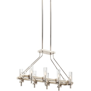 Telan Linear Chandelier | Kichler at Lightology Telan Linear Chandelier