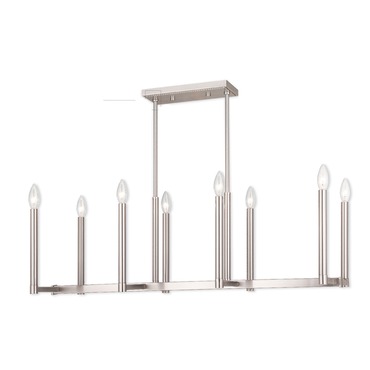 Alpine Linear Chandelier | Livex Lighting at Lightology Alpine Linear Chandelier