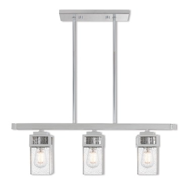 Harding Linear Chandelier | Livex Lighting at Lightology Harding Linear Chandelier