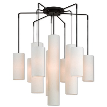 Strathmore Multi Light Pendant | Livex Lighting at Lightology Strathmore Multi Light Pendant