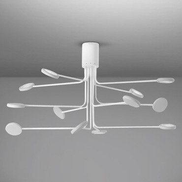 Arbor Short Semi-Flush Ceiling Light | ZANEEN design at Lightology Arbor Short Semi-Flush Ceiling Light
