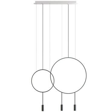 Revolta L73S.1S1D Linear Multi-Light Pendant | Estiluz at Lightology Revolta L73S.1S1D Linear Multi-Light Pendant