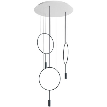 Revolta Round Multi-Light Pendant | Estiluz at Lightology Revolta Round Multi-Light Pendant