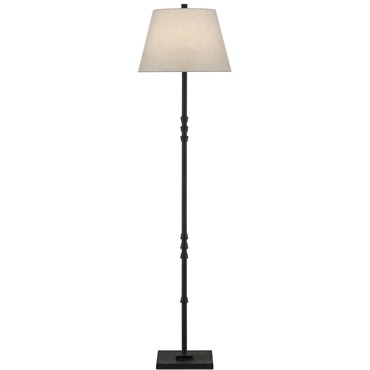 Lohn Floor Lamp | Currey and Company at Lightology Lohn Floor Lamp