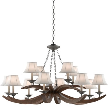 Whitlow Chandelier | Currey and Company at Lightology Whitlow Chandelier