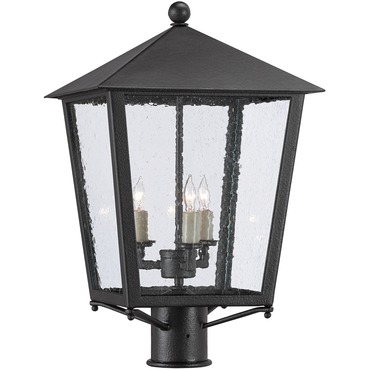 Bening Outdoor Post Light | Currey and Company at Lightology Bening Outdoor Post Light