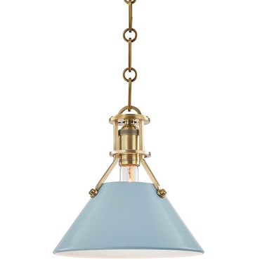 Painted No.2 Pendant | Hudson Valley Lighting at Lightology Painted No.2 Pendant