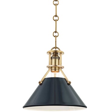Painted No.2 Pendant | Hudson Valley Lighting at Lightology Painted No.2 Pendant