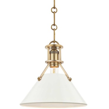 Painted No.2 Pendant | Hudson Valley Lighting at Lightology Painted No.2 Pendant