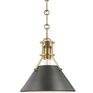Metal No. 2 Pendant | Hudson Valley Lighting at Lightology Metal No. 2 Pendant