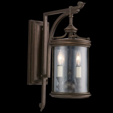 Louvre Outdoor Lantern Wall Sconce | Fine Art Handcrafted Lighting at Lightology Louvre Outdoor Lantern Wall Sconce