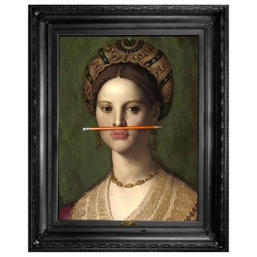 The Orange Pencil Canvas