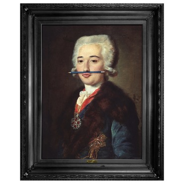 The Blue Pencil Canvas