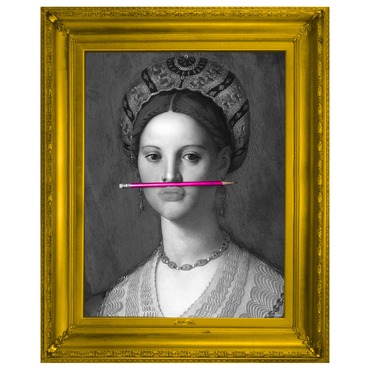 The Pink Pencil Canvas