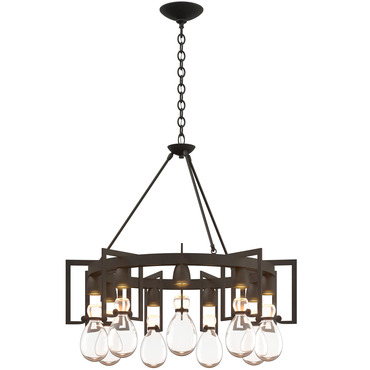 Apothecary Circular Chandelier | Hubbardton Forge at Lightology Apothecary Circular Chandelier