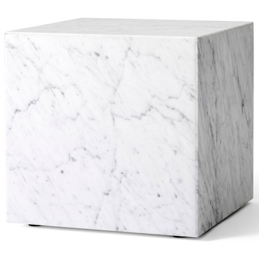 Plinth Cubic Marble Table | Audo Copenhagen at Lightology Plinth Cubic Marble Table