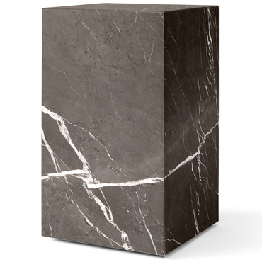 Plinth Tall Marble Table | Audo Copenhagen at Lightology Plinth Tall Marble Table